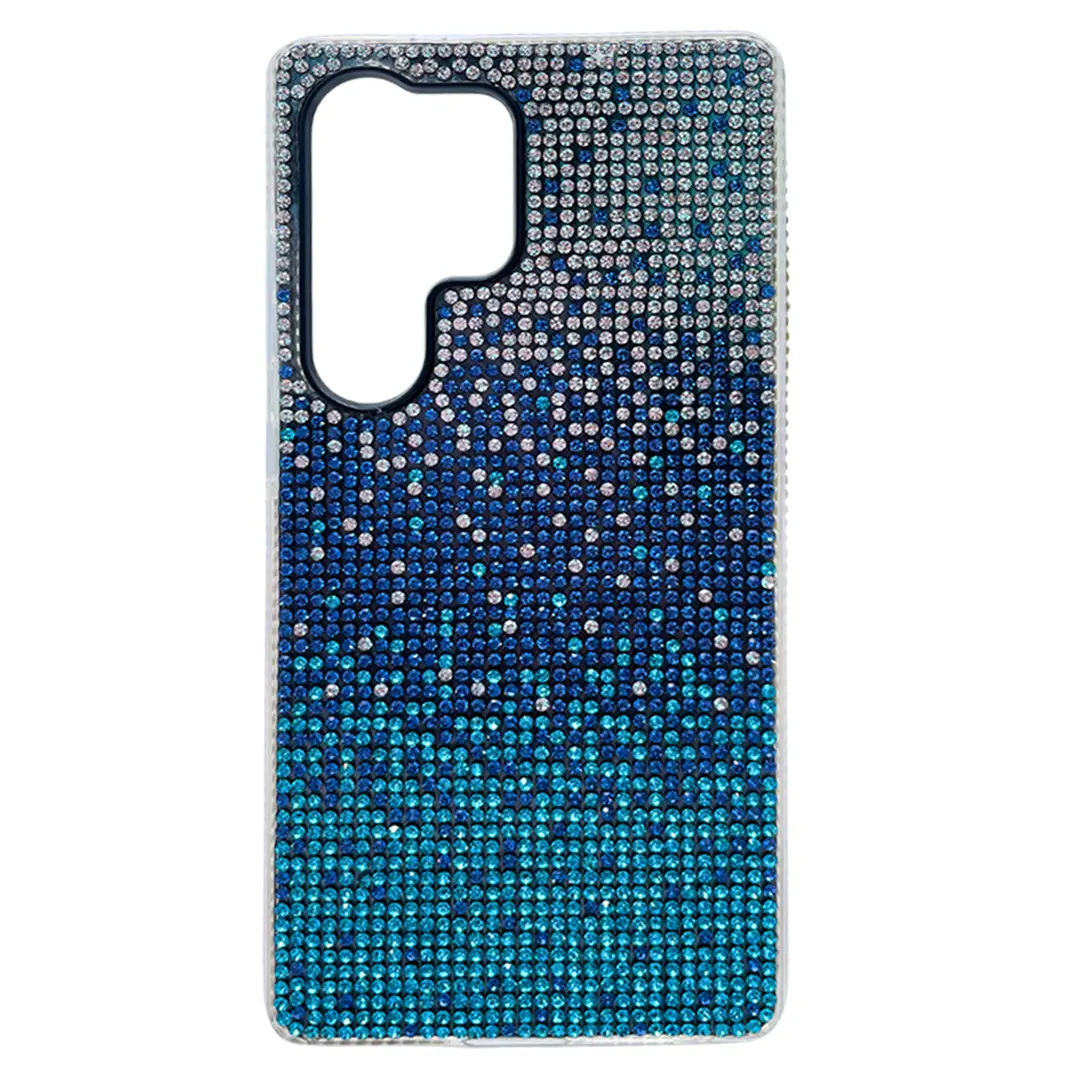 Samsung Galaxy S25 Ultra Designed Case Bling Party Diamond Blue